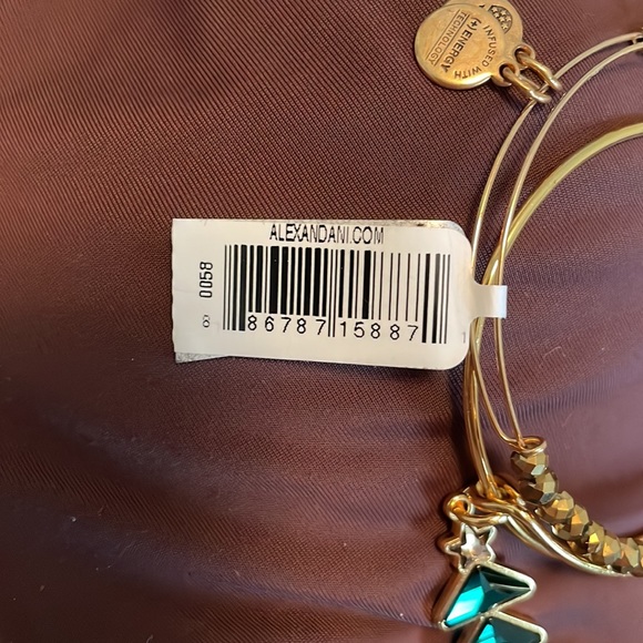 Alex and Ani Christmas tree set of 2 bangles - Picture 7 of 7